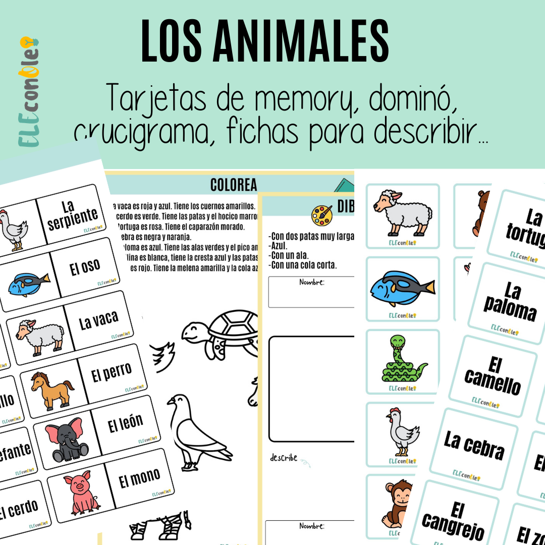 los animales en español