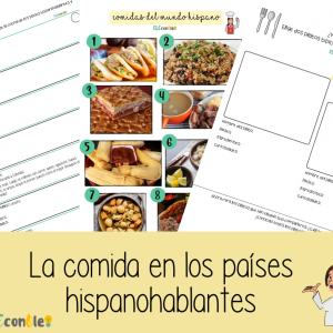 comida en clase de ELE